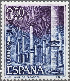 1986 - Serie turística - Lonja de Zaragoza