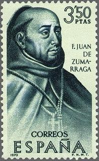 1999 - Forjadors de América. Méjico - Fray Juan de Zumárraga (1468-1548)