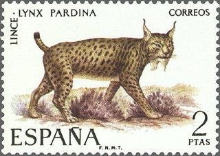 2037 - Fauna hispánica - Lince