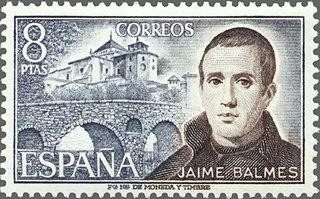 2180 - Personajes españoles - Jaime Balmes (1810-1848)