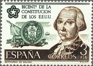 2323 - Bicentenario de la Independencia de los Estados Unidos - Bernardo de Gálvez