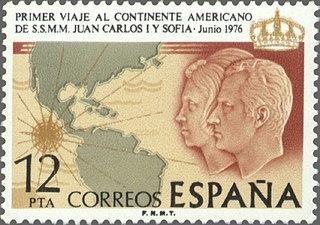 2333 - Primer viaje al continente americano de SS.MM. los Reyes de España