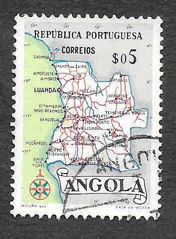 386 - Mapa de Angola