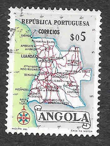 386 - Mapa de Angola