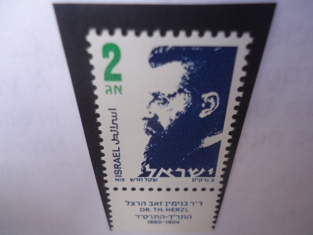 Judío, Theodor Zeev Herz (1860-1904) Periodista y Escritor-- Sionismo.