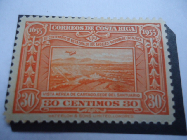 III Centenario de Ntra. Sra. de los Ángeles Patrona de Costa Rica. Vista de Cartago Sede del Santuar