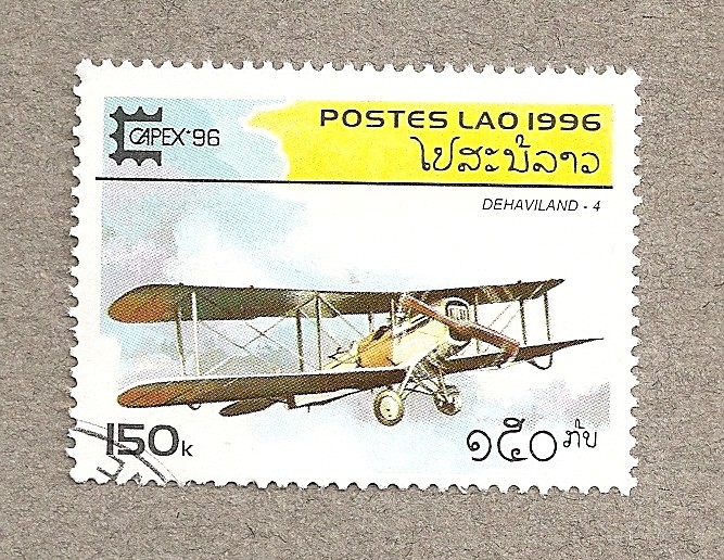 Aeroplano DeHaviland 4