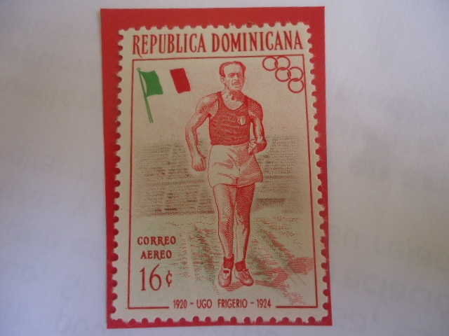 1920-Ugo Frigerio-1924 - Ganadores Olímpicos -Atleta Italiano de Marcha Atlética (1901-1965)