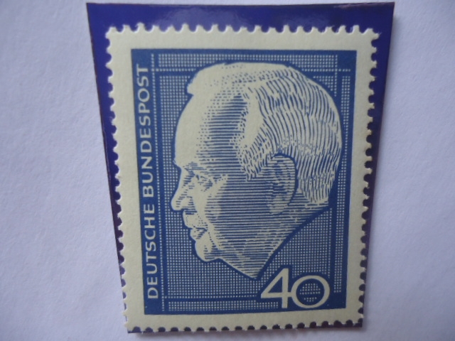 Dr. H.C. Heinrich Lübke (1894-1972)-2do. Presidente Federal- Reelección Presidente Heinrich