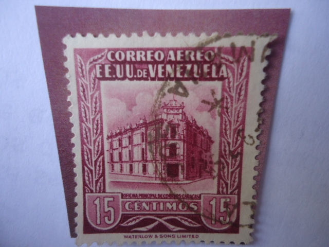 E.E.U.U. de Venezuela - Oficina Principal Correos de Caracas 1953