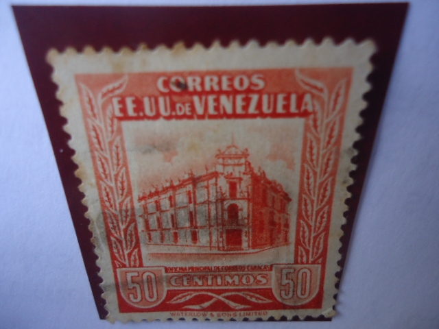 E.E.U.U. de Venezuela - Oficina Principal Correos de Caracas 1953