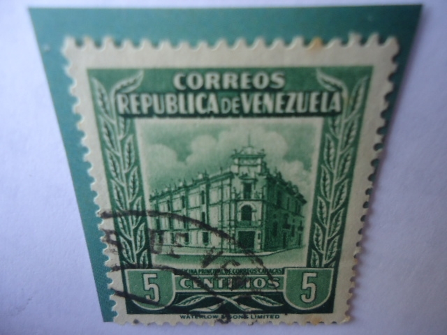 República de Venezuela - Oficina Principal Correos de Caracas 1955