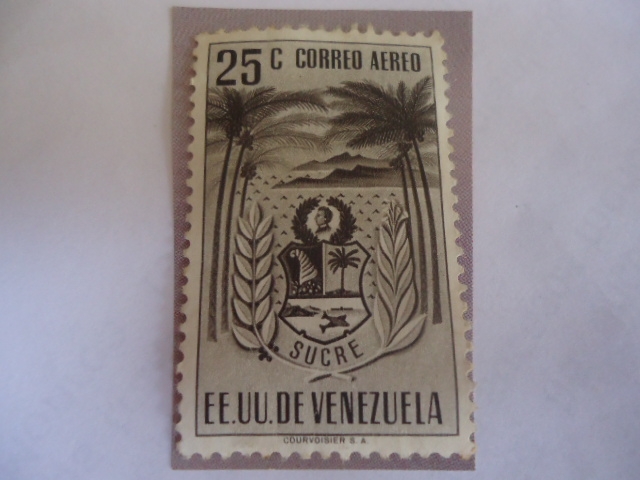 E.E.U.U. de Venezuela - Sucre - Escudo de Armas