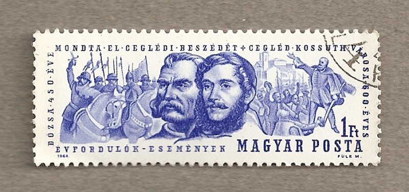 Lajos Kossuth y Gyorgy Dosza