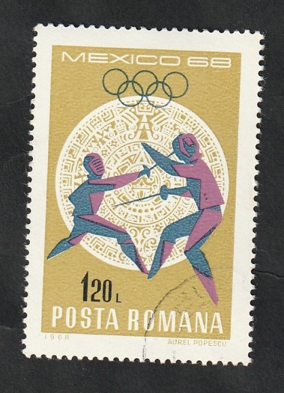 2405 - Olimpiadas Mexico 68, esgrima