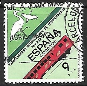 XXIII Congreso Internacional de Ferrocarriles - Málaga 1982 - Cigüeñas 