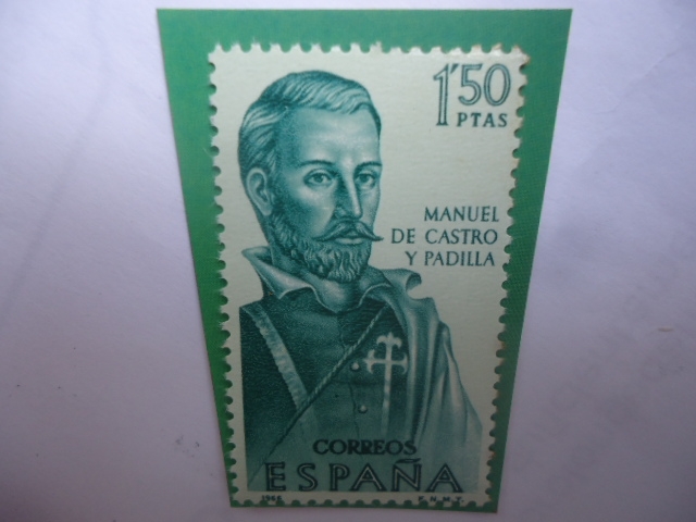 Ed:1754 - Manuel de Castro y Padilla (1573-1622) - Serie: Exploradores y Colonizadores de América.