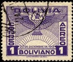 Correo Aéreo, alegoría del vuelo.Revolución 20 de diciembre de 1943.