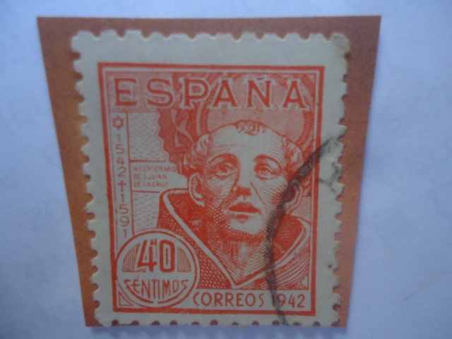 Ed:955 - San Juan de la Cruz (1542-1591) - 4° Centenario de su Nacimiento (1542-1942)