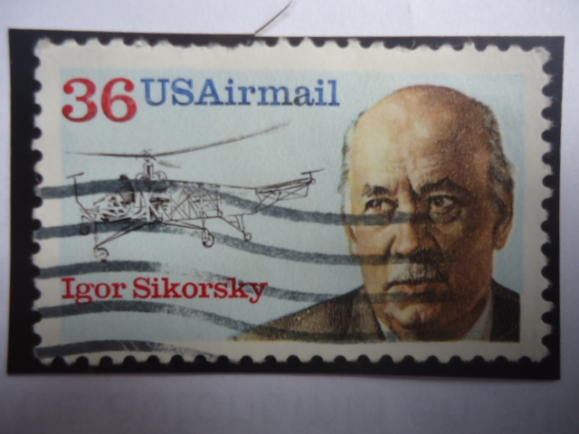 Igor Sikorsky (1889-1972)-Helicóptero VS300 (1939)- Serie: Pioneros de la Aviación  Fabricante de He