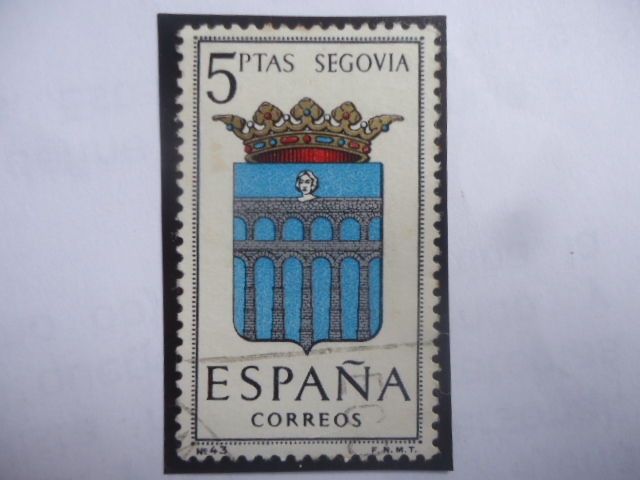 Ed:1637 - Escudos de Armas Provinciales - Escudo de Segovia