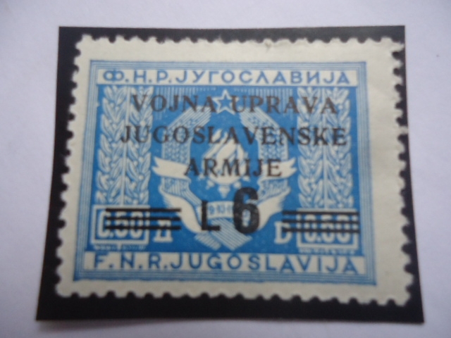 Vojna Uprava Jugoslavenske Armije-Ocupación Yugoslavia-Italia Administración Militar