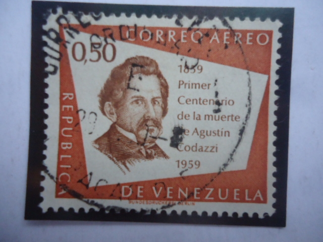 Agustín Codazzi (1793-1859)-Primer Centenario de la Muerte de Agustín Codazzi (1859-1959)