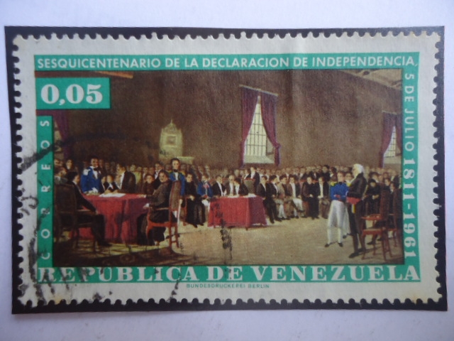 Sesquicentenario de la Declaración de Independencia 5 de Junio (1811-1961)