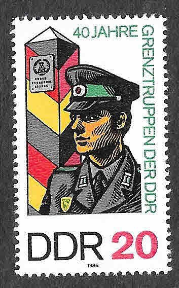 2571 - XL Aniversario de los Guardias Fronterizos (DDR)