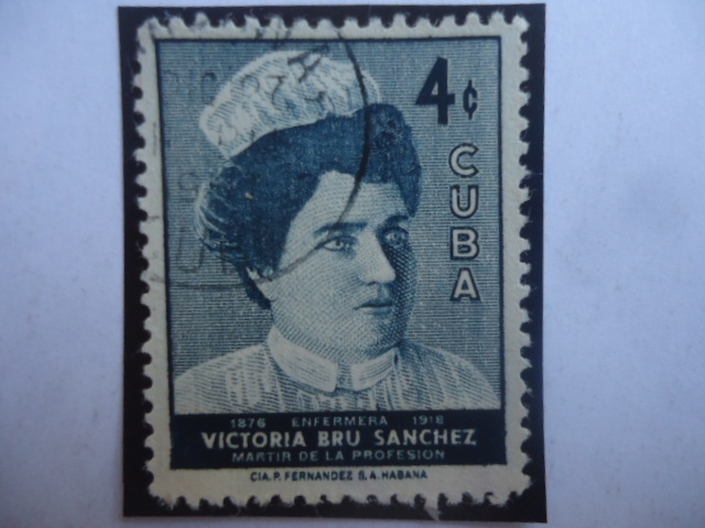 Victoria Bru Sanchez (1876-1918)-Enfermera, Mártir de la Profesión