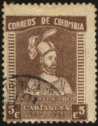 4to. centenario de CARTAGENA. PEDRO DE HEREDIA.