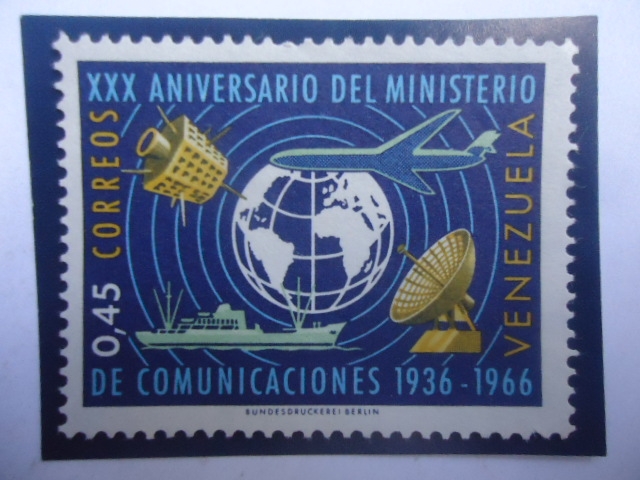 30°Aniversario del Ministerio de Comunicaciones (1936-1966)