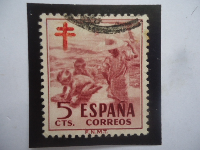 Ed:ES1103 - Liga Nacional Antituberculosa-Cruz de Lorena - Fundación Antituberculosa (1951) - Niños 