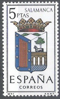 1635 Escudos de capitales de provincias españolas.Salamanca