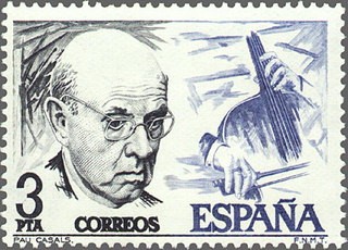 ESPAÑA 1976 2379 Sello Nuevo Centenario del Nacimiento de Pau Casals