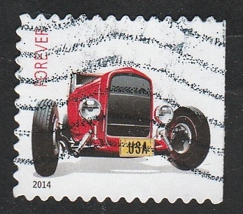 4722 - Ford rojo, de 1932