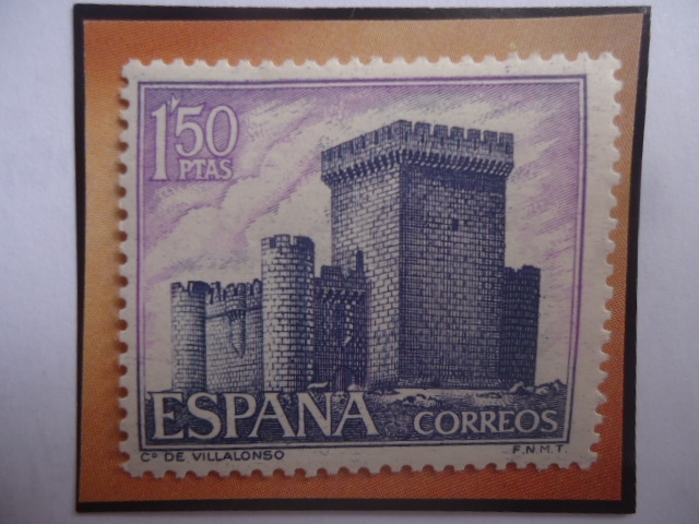 Ed:Es 1298 - Castillo Medieval de Villalonso (Zamora)- Serie: Castillos (1969)