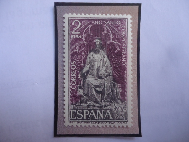 Ed:Es 2011- San Santiago- Talla en la Catedral de San Santiago en Pistoia-Italia.