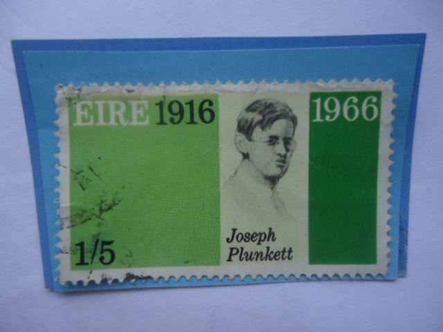 Joseph Mary Plunkett (1887-1916)Líder alzamiento de Pascua-50 Aniv. del levantamiento de Pascua 1916