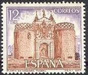 ESPAÑA 1977 2422 Sello Nuevo Serie Turistica Puerta de Bisagra (Toledo)