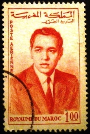 Rey Hassan II. Correo aéreo