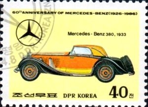 60 aniversario de Mercedes-Benz, Mercedes Benz 380, 1933