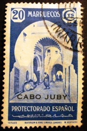 Cabo Juby. Sellos de Marruecos Español 1937-1948. Sobreimpresos.