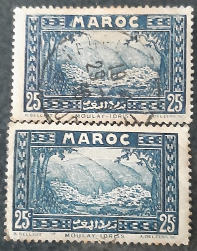 MARRUECOS FRANCÉS 1933. Moulay-Idriss, Zehron