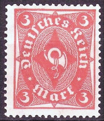 Republica de Weimar. Corneta postal