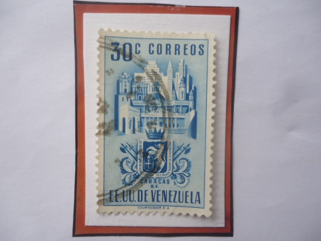 EE.UU.de Venezuela - Caracas D.F - Escudo de Armas.