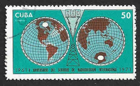 1619 - X Aniversario del Servicio de Radiodifusión Internacional