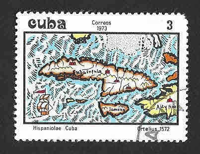 1851 - Mapa de Cuba