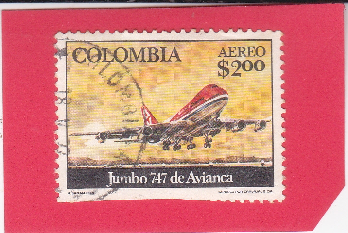 JUMBO 747 DE AVIANCA