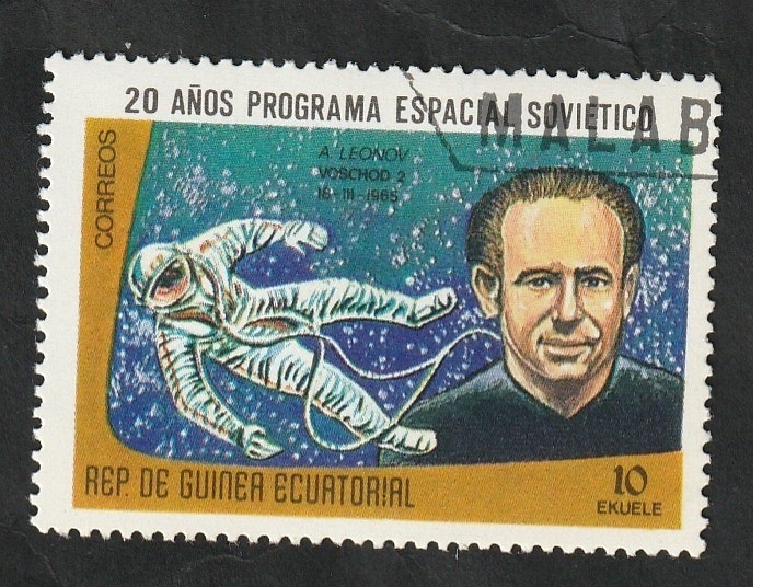 114 - 20 años programa espacial soviético, Leonov